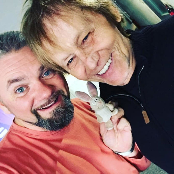 Josef Melen a zesnulá hudební legenda Ivan Král.