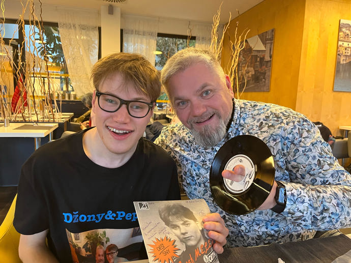 Josef Melen a Džony Macháček z Tap Tap Orchestra (2023)