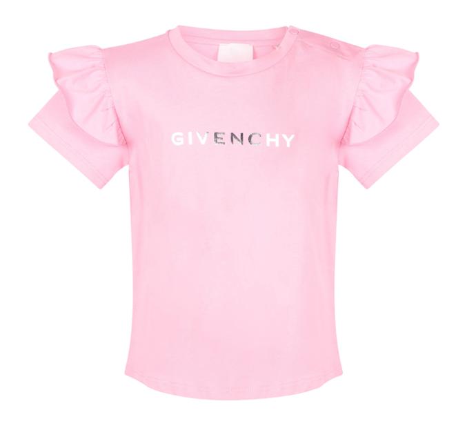 Trička s nápisy patří i do šatníku těch nejmenších. Co třeba Givenchy za 5 140 Kč?