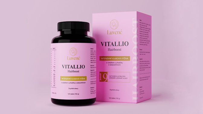 Účinná vlasová výživa Vitallio Hairboost