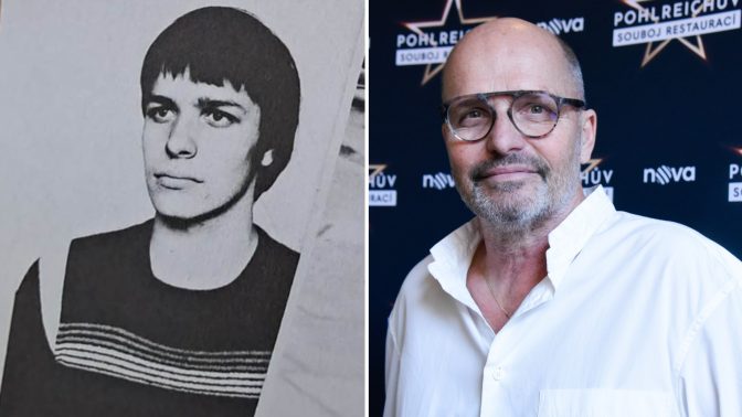 Šéfkuchař Zdeněk Pohlreich se archivními fotkami z mládí pochlubil v autobiografii Šéf.