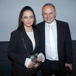 Lucie Bílá se svým bratrem Karlem Zaňákem, který je v jejím divadle výkonným ředitelem.