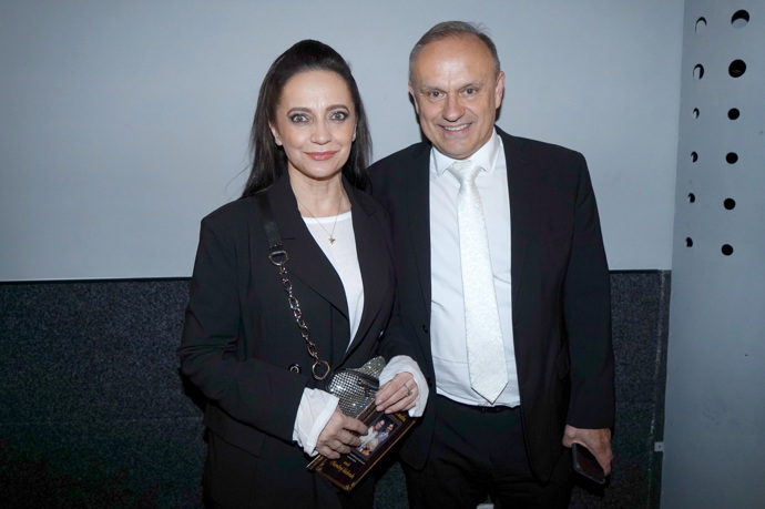 Lucie Bílá se svým bratrem Karlem Zaňákem, který je v jejím divadle výkonným ředitelem.