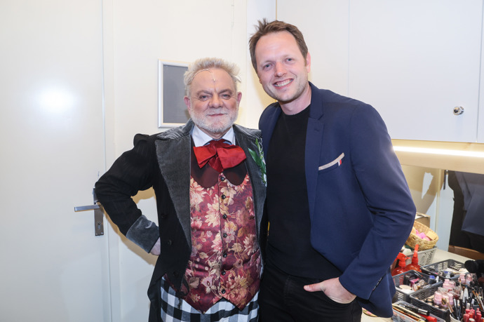 V zákulisí ho navštívil muzikálový matador Jan Kříž.