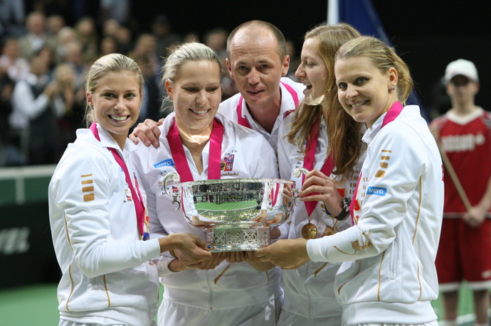 A takhle si Petru všichni pamatujeme na wimbledonském hřišti. 