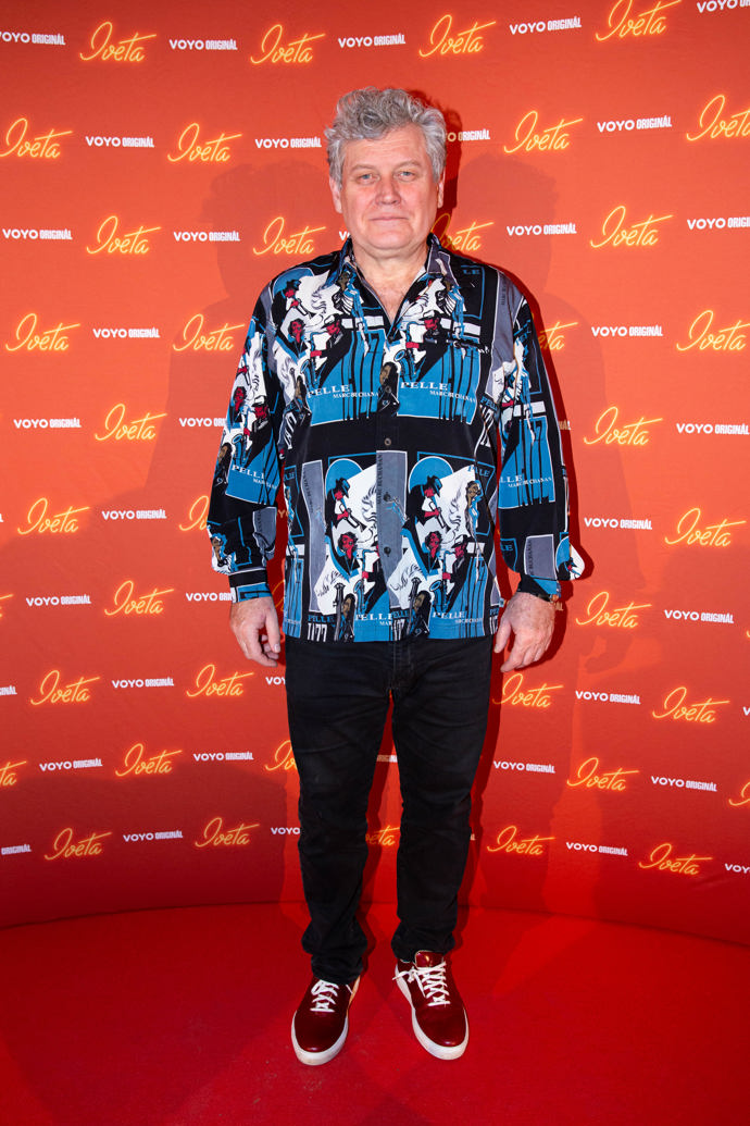 Miroslav Hanuš oblékl na své poměry extravagantní košili.