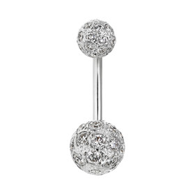 Diamanty, to nejsou jen zásnubní či snubní prsteny. Kousek, kterým se můžete unikátně ozdobit na celý život, můžete nosit třeba v pupíku. Piercing s lab-grown diamanty, Tiami, 59 900 Kč.