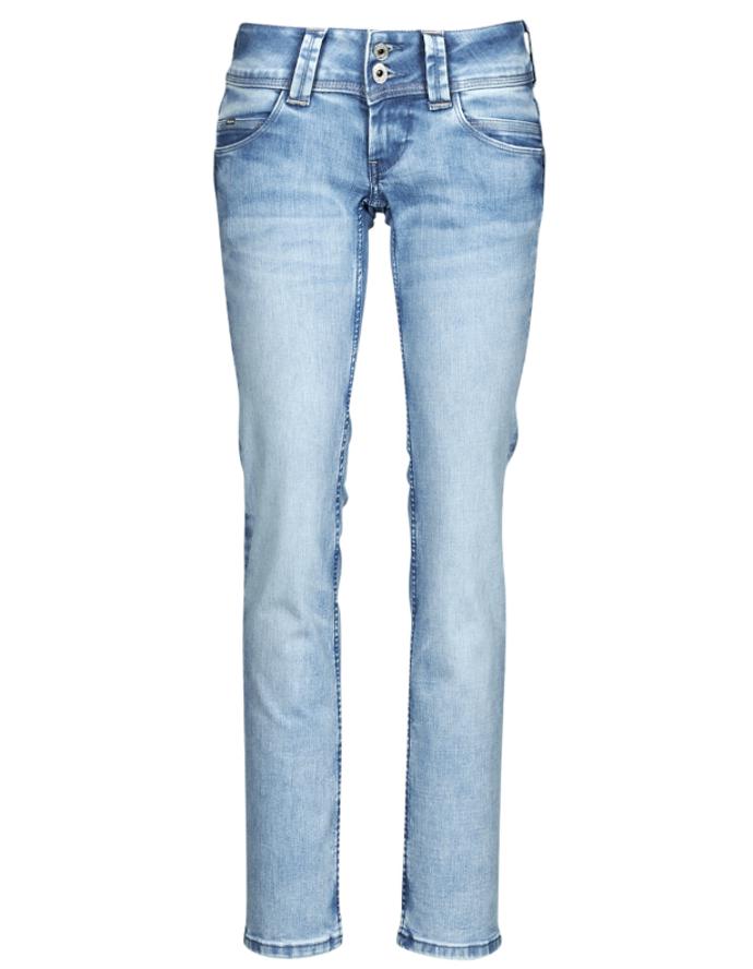 Podobný model, devadesátkové detaily. Vyšisované džíny s nízkým pasem Pepe Jeans, 2 199 Kč