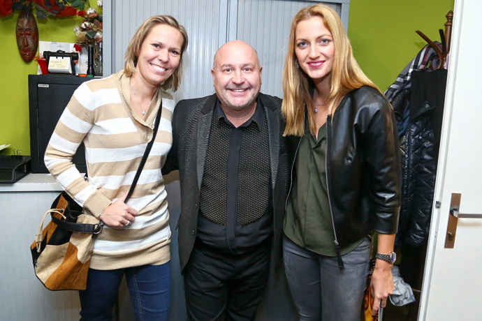 Lucie Hradecká a Petra Kvitová navštívily muzikál Michala Davida Muž se železnou maskou.