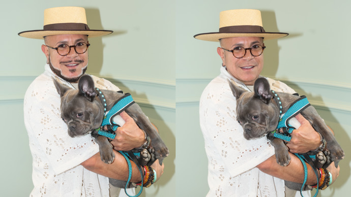 Návrhář Osmany Laffita říká, že na Kubě muži nosí vousy z kulturních důvodů a oholit se by byla neúcta ke svým kořenům. 