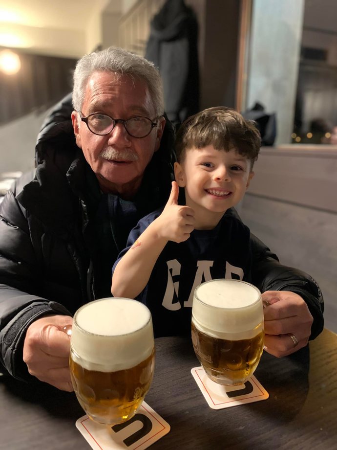 Pavel Töpfer chodí s vnoučaty rád do restaurací.