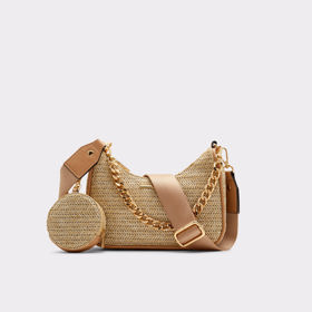 Menší rozměry, kombinace s eko kůží. Splétaná kabelka Aldo Santana, 1 599 Kč