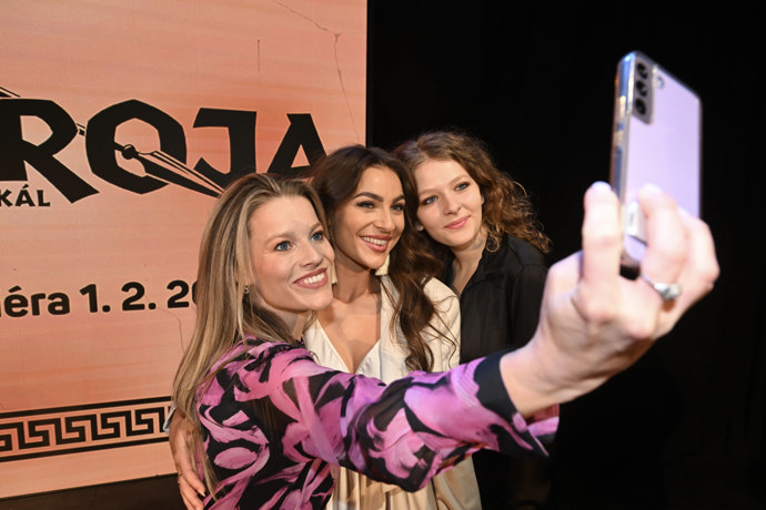 Michaela Gemrotová, Felicita Prokešová a Jana Koptová neodolaly společnému selfie.