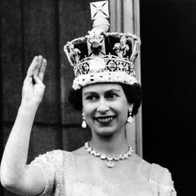 Náhrdelník na korunovaci královny Alžběty II.