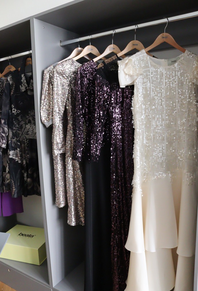 Společenské šaty z dílny Beaty Rajské často vídáme na známých osobnostech.