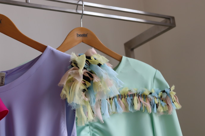 Beata Rajská v něm tvoří zakázkovou módu pro své klientky.