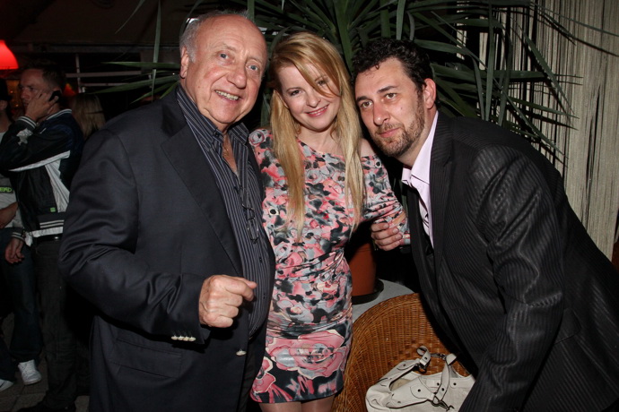 Felix Slováček, Iveta Bartošová a její tehdejší láska Domenico Martucci.
