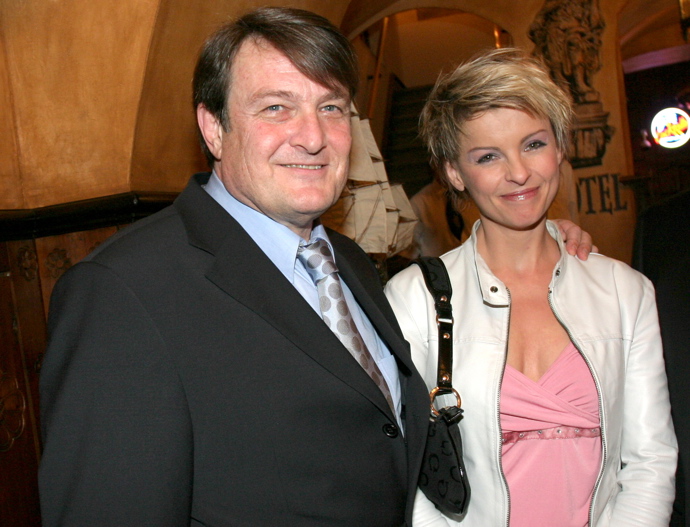 Iveta Bartošová se svou životní láskou Ladislavem Štaidlem.