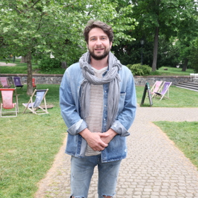 Originální foto Marka Němce s vousem. Takhle charismatického herce všichni známe.