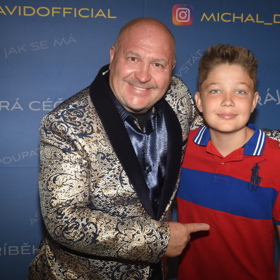 Michal David je na svého vnuka pochopitelně pyšný.