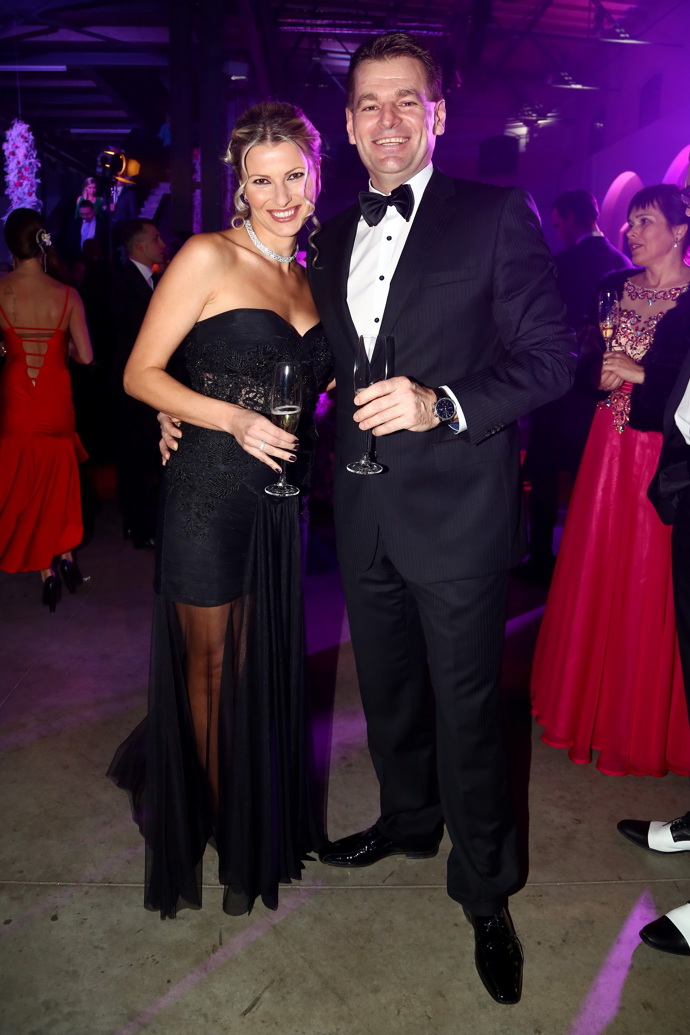 Jitka Kocurová se svým manželem, podnikatelem Tomášem Abrahamem. 