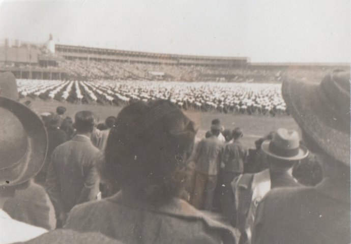 Druhá celostátní spartakiáda se konala v roce 1960 na Masarykově stadionu.