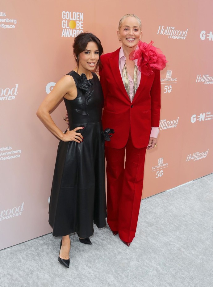 Herečky Eva Longoria a Sharon Stone představily inspirativní outfity s nepřehlédnutelnými prvky.