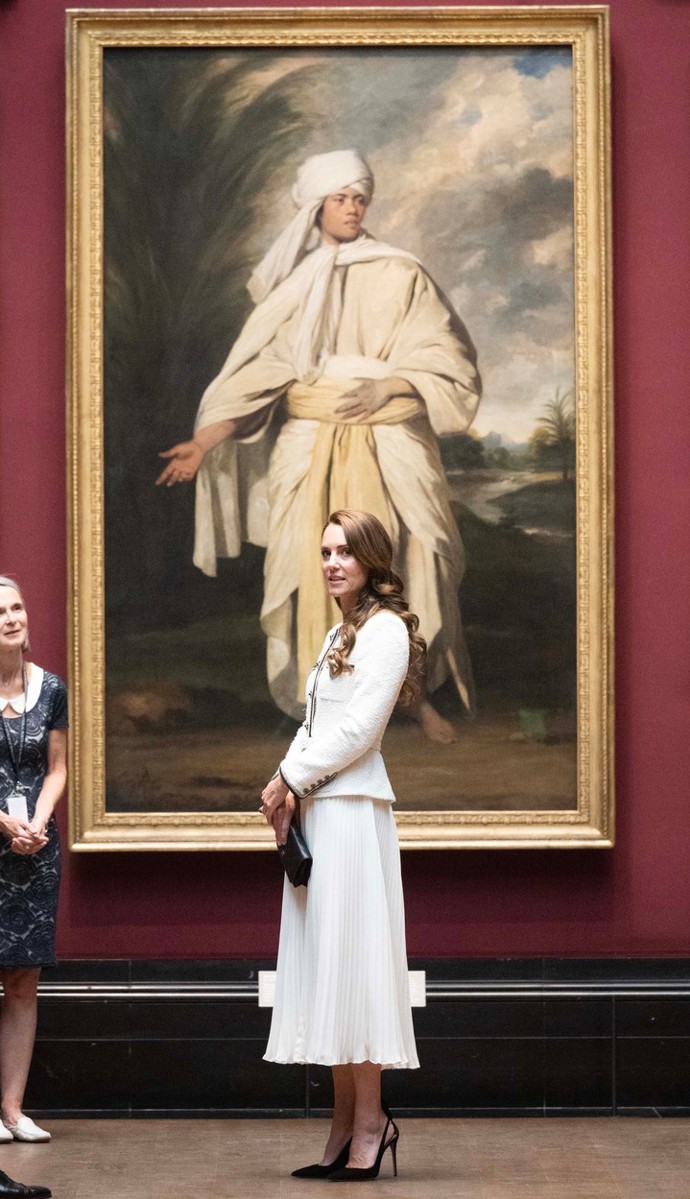 Kate byla ozdobou znovuotevření National Portrait Gallery v Londýně. 