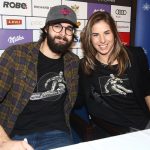 Jonáš Ledecký a Ester Ledecká, děti zpěváka Janka Ledeckého.