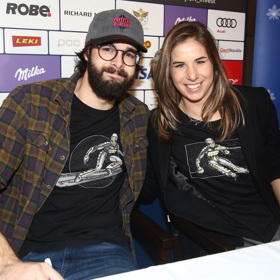 Jonáš Ledecký a Ester Ledecká, děti zpěváka Janka Ledeckého.