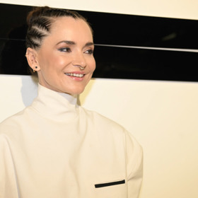 Radka Třeštíková a její účes na zahájení MFFKV 2023.