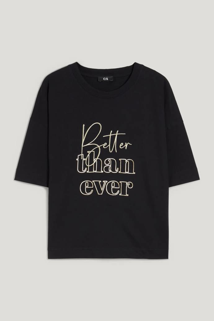 Výstižné heslo na každý den. (C&A, 298 Kč)