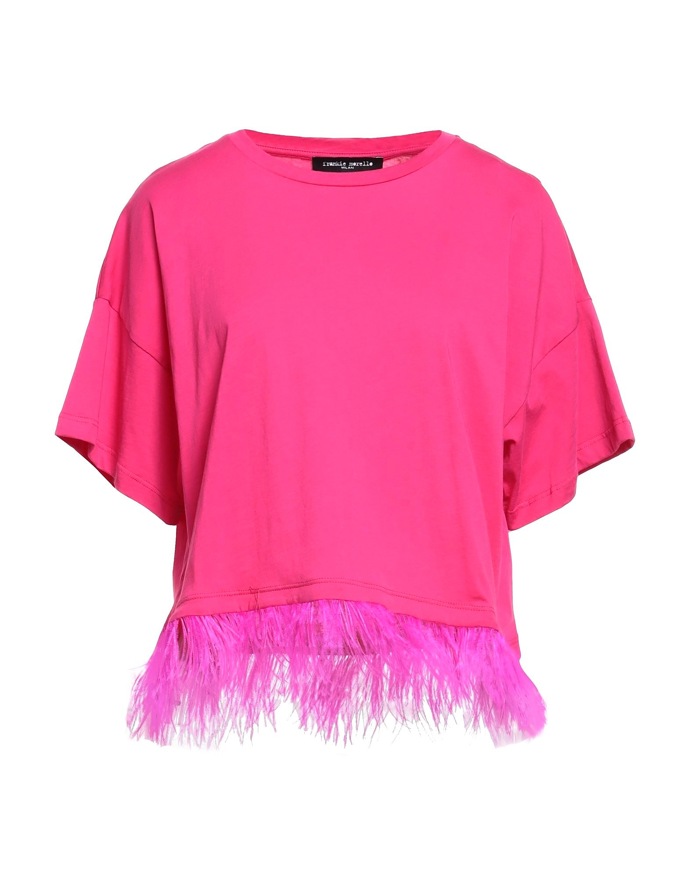 Top s péřovým lemem. (Frankie Morello, 1 290 Kč)