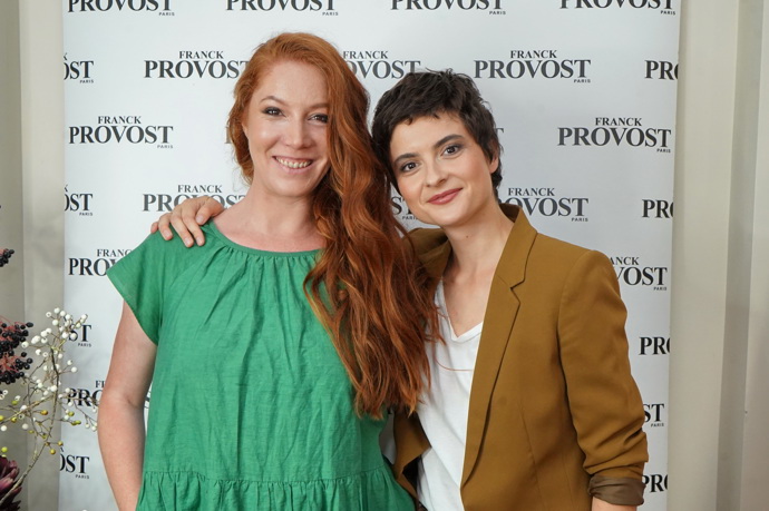 Eva Podzimková se svou kamarádkou, herečkou a manažerkou Nikol Kouklovou.