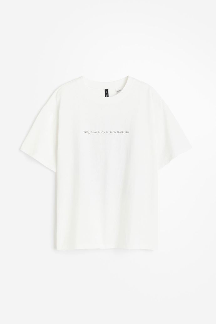 Místo je i pro negativní komentáře. (H&M, 399 Kč)