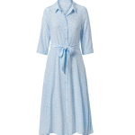 Prodloužená délka i rukávky. Lehké košilové šaty značky Tchibo. (899 Kč)