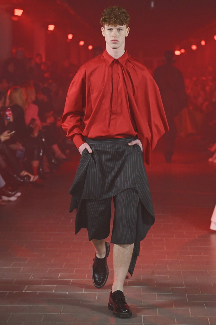 Michael Kováčik představil kolekci pro podzim tohoto roku v rámci pražského týdne módy letos v dubnu.