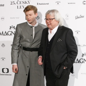 Adam Mišík se svým tátou, muzikantem Vladimírem Mišíkem.