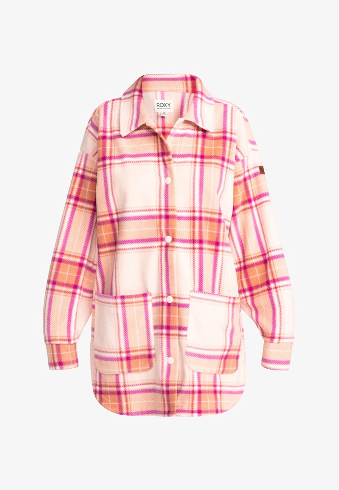 Dlouhá košilová bunda. (Roxy, 2 390 Kč)