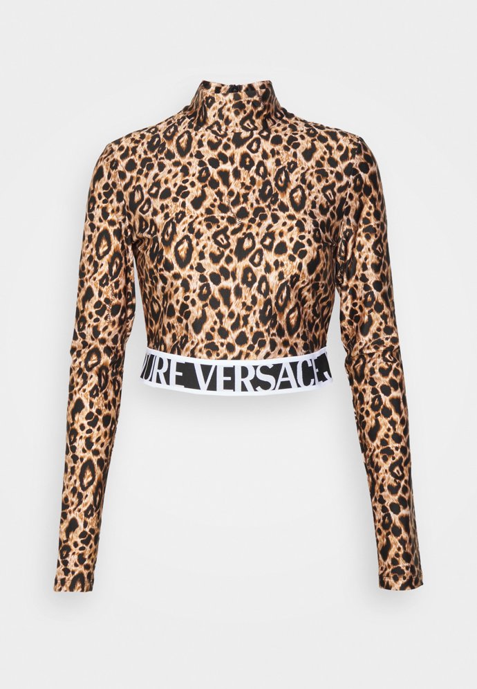 Zkrácený sportovní top, Versace, 4 390 Kč.