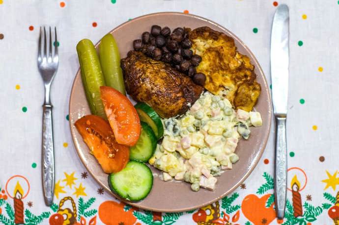 15. Litva: vyuzené maso a nakládaná zelenina všeho druhu – to je skromná štědrovečerní večeře v Litvě.