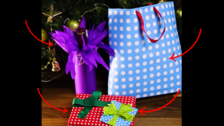 Nenechte se zmást – taška s puntíky ani obal na lahev nepochází z obchodu. Můžete si je snadno vyrobit doma!