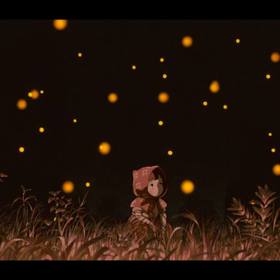 Hrob světlušek je příběhem dvou sourozenců, kteří se snaží přežít ve tvrdé době konce druhé války v Japonsku.