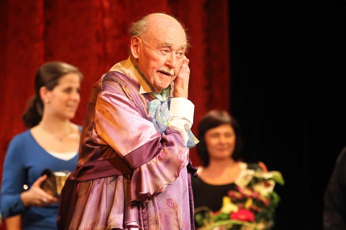 Lubomír Lipský v divadle, které tolik miloval