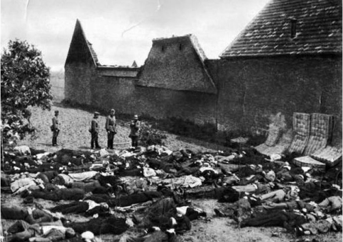 Popraven byl i lidický farář. Odmítl milost a sám se postavil před popravčí četu, aby mohl zemřít s ostatními muži