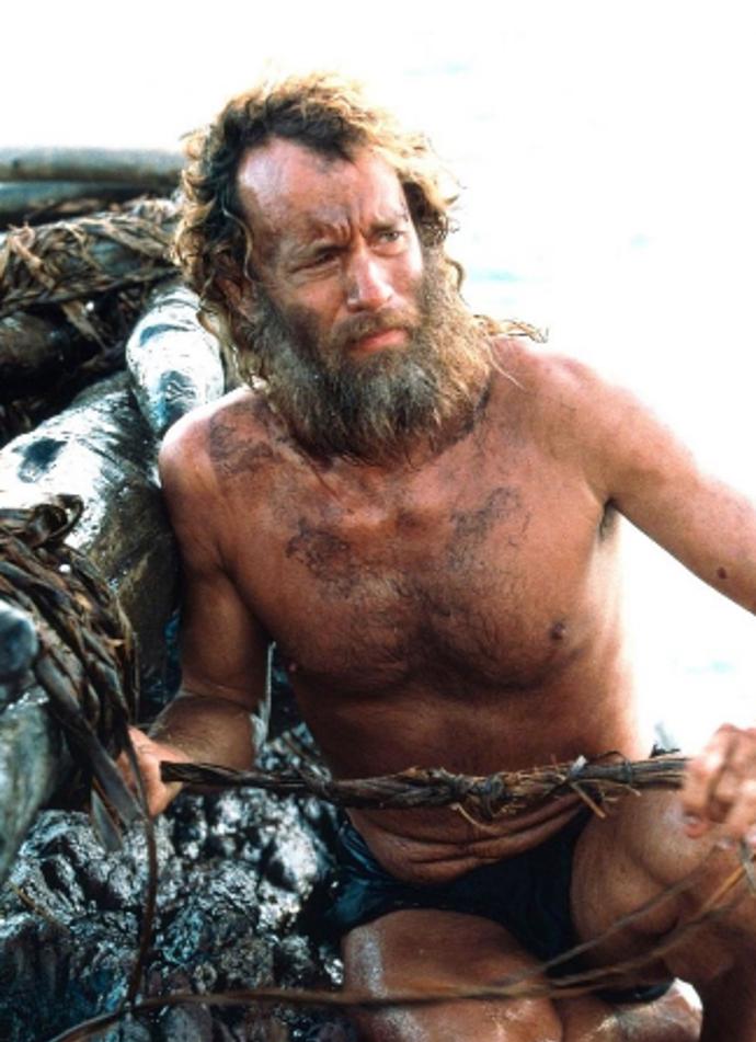 Tom Hanks pro roli ve filmu Trosečník shodil 23 kilogramů.
