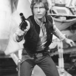Harrison Ford v Hvězdných válkách.