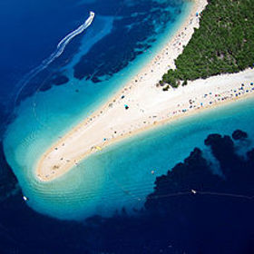 Zlatni rat, ostrov Brač, Chorvatsko