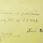 Podpis Ludvíka Vaculíka na Chartě 77.