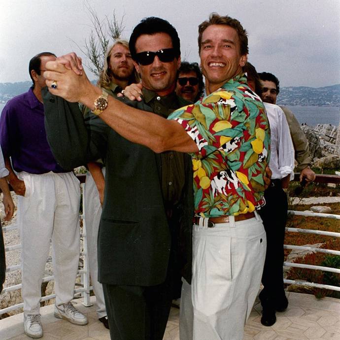 S kamarádem, hercem a akčním hrdinou Sylvesterem Stallonem ho pojí mnohaleté přátelství.